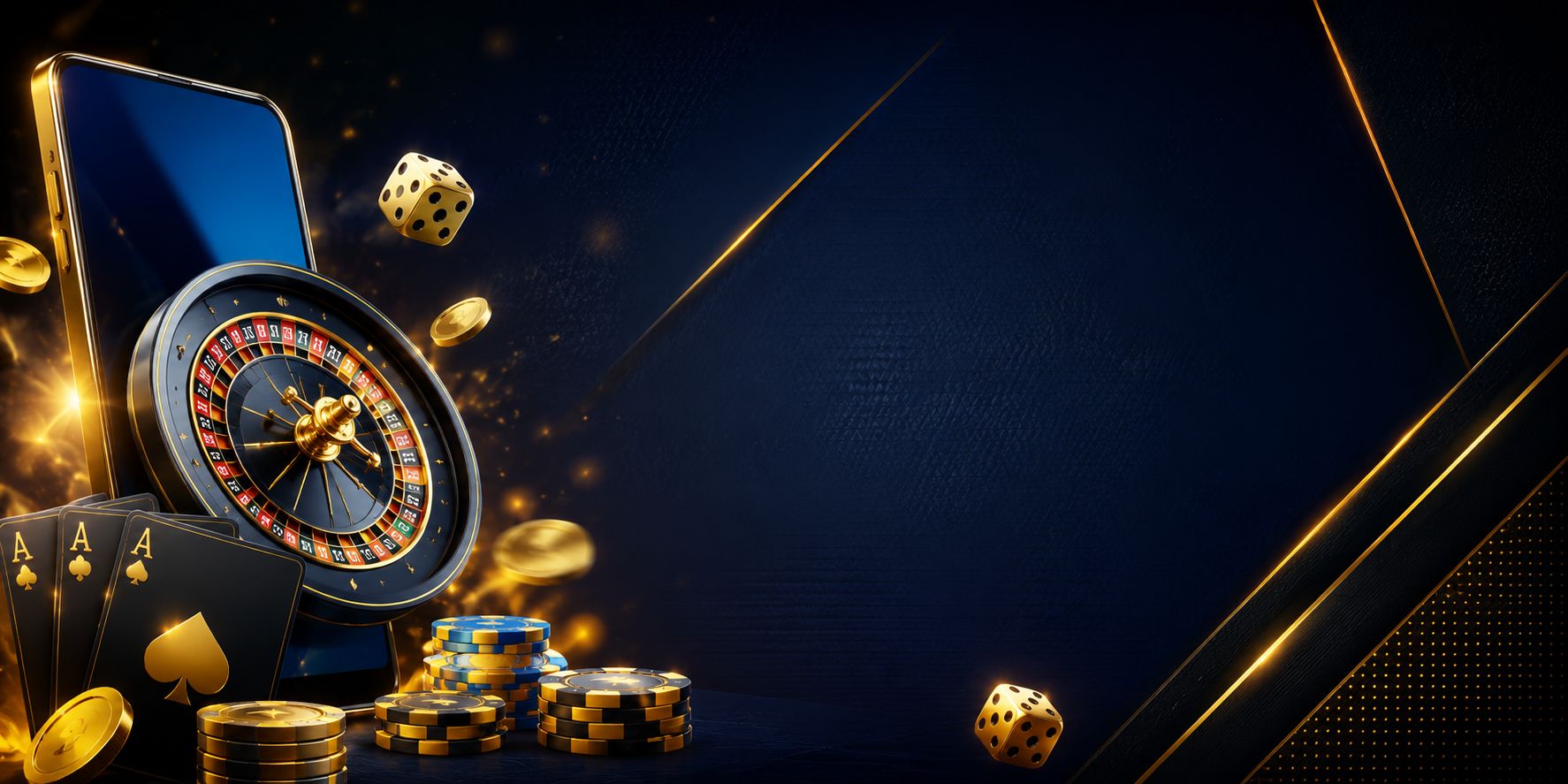 BK99 casino banner with roulette, cards and gold chips